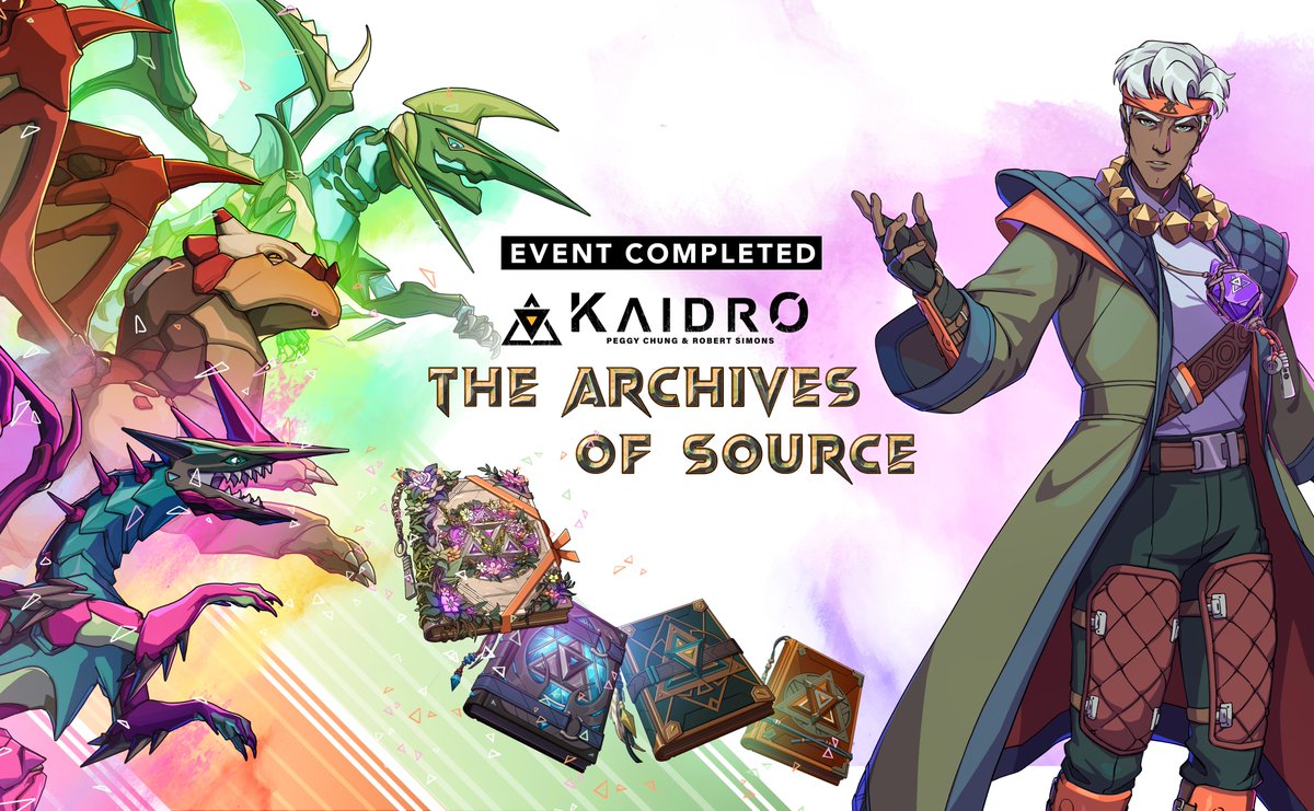 kaidrochronicle's tweet photo. Archives of Source event has concluded! 

Thank you for participating. That last hour was spicy! Congratulations to the winners. The leaderboard can be seen here https://t.co/92nMWGes25 for those on the leaderboard from 1000+, you will be put into the raffle for a Spirit Guardian. 

You will also receive a notification to your Ronin wallet in about 48 hours if you are on the leaderboard/win the raffle. 

Airdrop of actual Spirit Guardians will be June 11th.