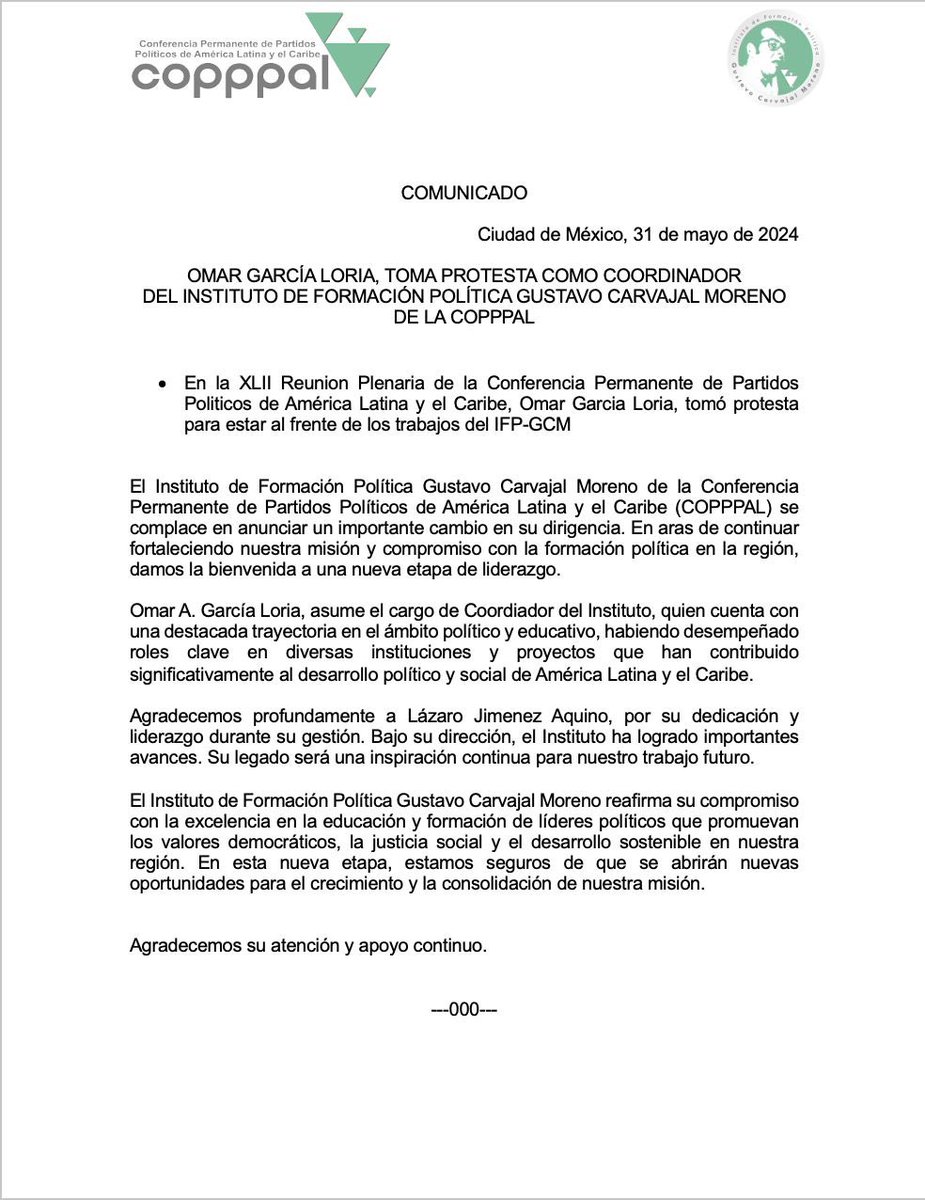 Instituto Gustavo Carvajal tweet media