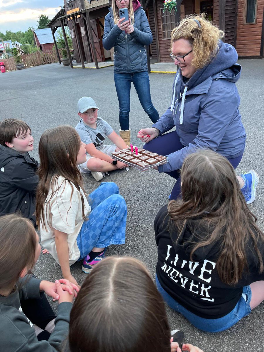 MidgleySchool's tweet photo. At our Hoe Down party we also had a surprise birthday cake for Betsy! Happy Birthday 🥳 https://t.co/V4OFduLLdW