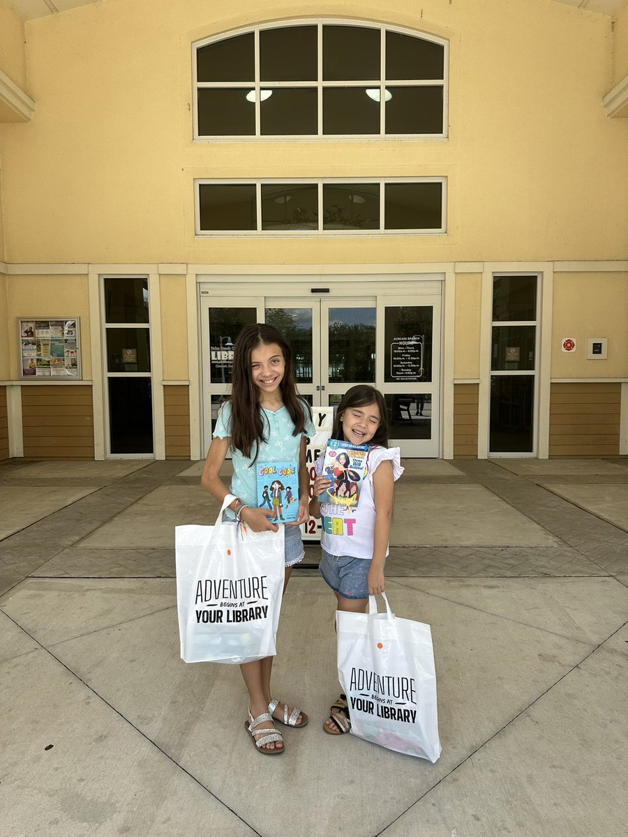 Let the summer reading adventure begin! ☀️📚<a href="/pbclibrary/">Palm Beach County Library System</a> #SRP2024