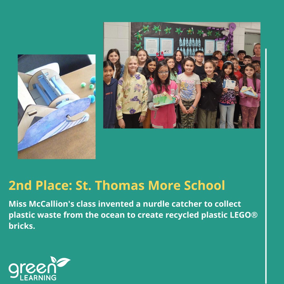 Teacher 4 Little Muggles (@teacher4muggles) on Twitter photo WOW! Miss McCallion's grade 4 class placed 2nd in the Eco-360 Challenge. We designed a nurdle-catcher to remove plastic pollution from the ocean. Thank you GreenLearning for this amazing educational experience.
<a href="/GreenLearning/">GreenLearning</a> <a href="/stthomasmore19/">St Thomas More DPCDSB</a> WOW! Miss McCallion's grade 4 class placed 2nd in the Eco-360 Challenge. We designed a nurdle-catcher to remove plastic pollution from the ocean. Thank you GreenLearning for this amazing educational experience.
<a href="/GreenLearning/">GreenLearning</a> <a href="/stthomasmore19/">St Thomas More DPCDSB</a>