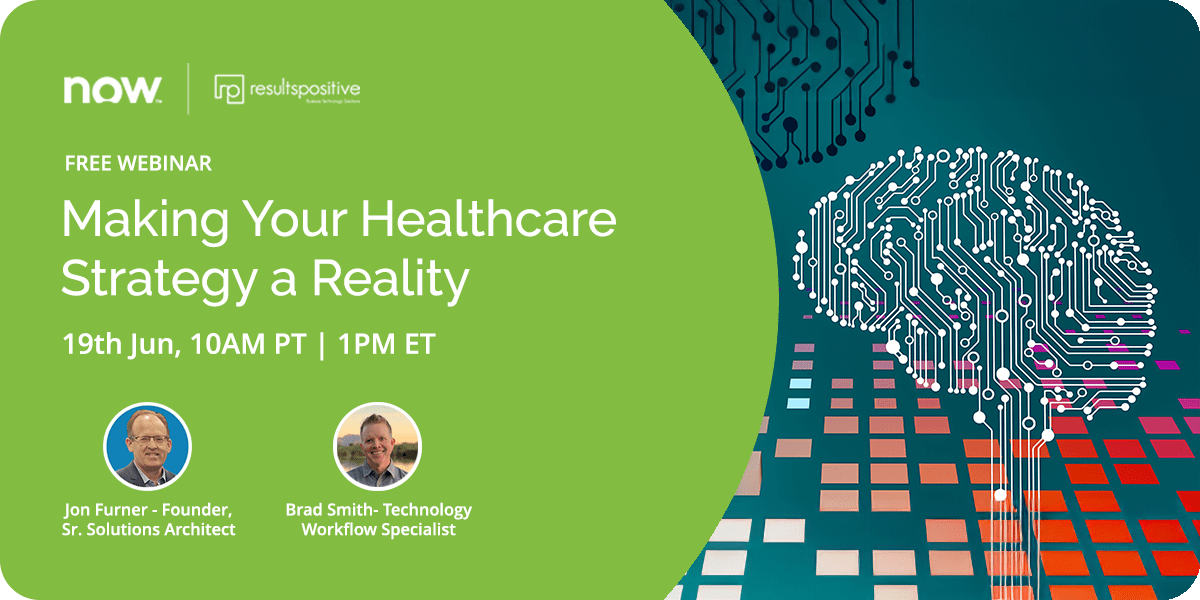 ResultsPositive's tweet photo. Join ServiceNow and ResultsPositive to learn how healthcare Strategy Planners and Enterprise PMO members are using #ServiceNow to create and manage their Strategic #Healthcare Plans. Webinar 6/19 at 10am PST. Register: https://t.co/A2DhI3R8Tv https://t.co/G2WFcRuqT4