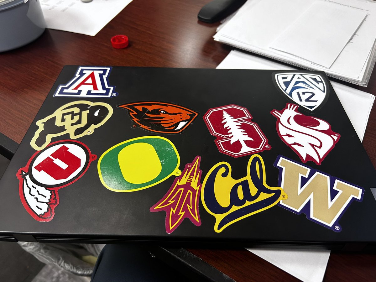 DavidKelly1290's tweet photo. We might have to get a new laptop because I have no idea how to get these stickers off of here.
#Big12Problems https://t.co/0865vyQTsc