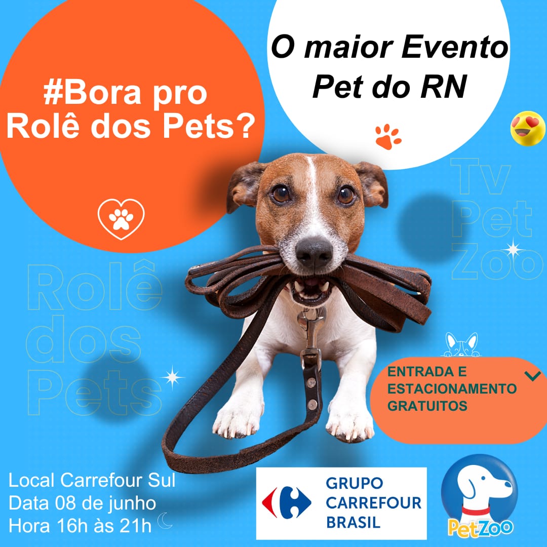 CarlosBrumatti's tweet photo. Rolê dos Pets Carrefour Natal-RN 

Vacinação antirrábica gratuita
Vermifugação gratuita
Médicos Veterinários de várias especialidades
Expositores c/ vários produtos e serviços
Ação d adoção cães e gatos
Apresentação do Agility 
#pet #eventopet #família #cães 
#aventura #diversão https://t.co/0b8hxGf4fx