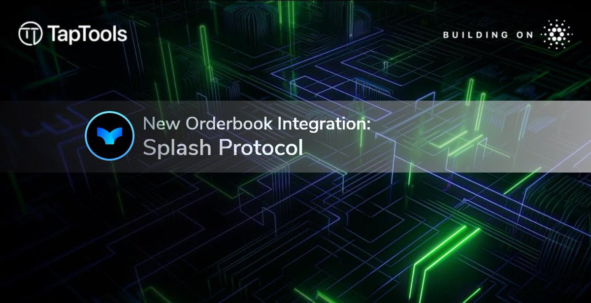 NEW INTEGRATION 

<a href="/splashprotocol/">Splash</a> orderbook is now live.

🫡