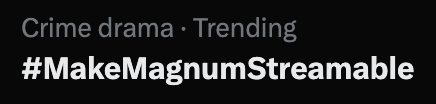 magnumpihq's tweet photo. 🚨Guess what is trending right now 👀

The best Ohana ! ♥️

#MagnumPI / #SaveMagnumPI / #MakeMagnumStreamable @CBSTVStudios @UniversalTV @ParamountGCD https://t.co/5afo7JCXn0