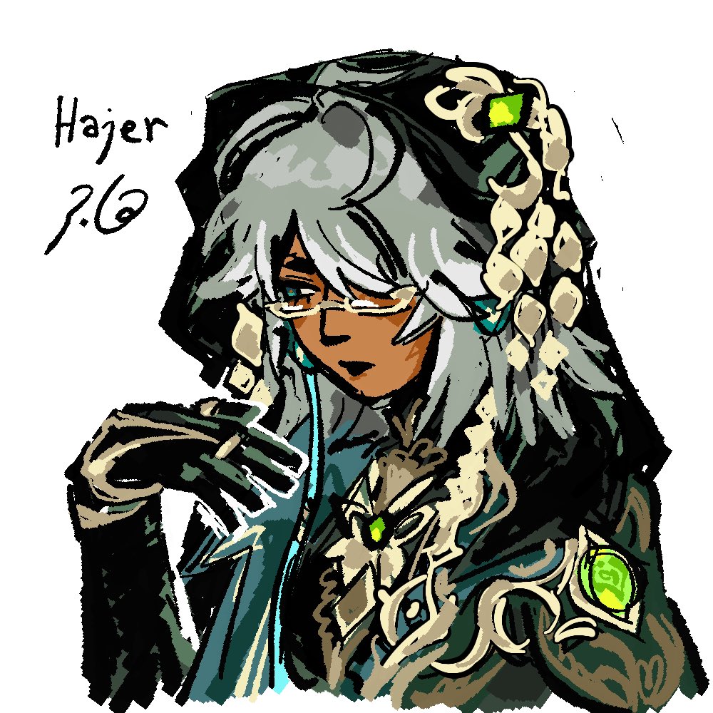 fem alhaitham to celebrate me finally getting her!? her name is hajer. my iraqi princess king girl man