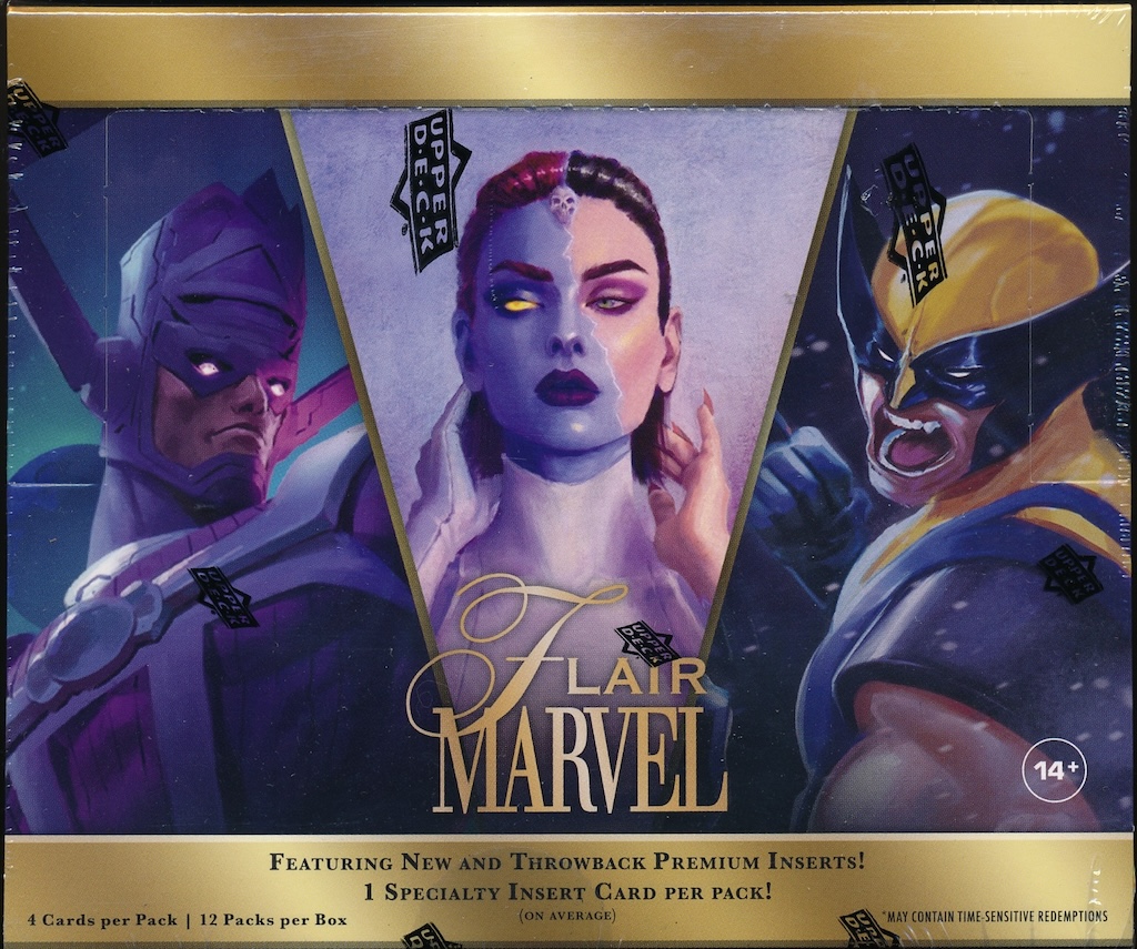 MVPSportsCardz's tweet image. 2024 Upper Deck Flair Marvel Trading Cards Hobby Box @MVPSportsCardz #whodoyoucollect #thehobby #marvelcards #marvel #tradingcards #cards #cardcollector #UpperDeck