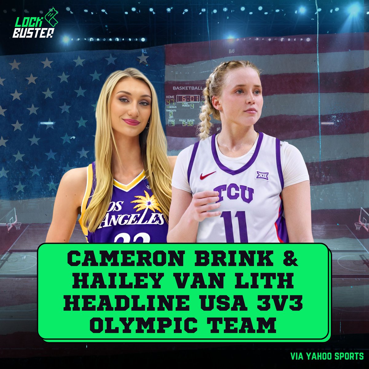 Lockbuster_'s tweet image. Cameron Brink &amp;amp; Hailey Van Lith Headline USA 3V3 Olympic Team.

via Yahoo Sports

#olympic #basketball #cameronbrink #haileyvanlith