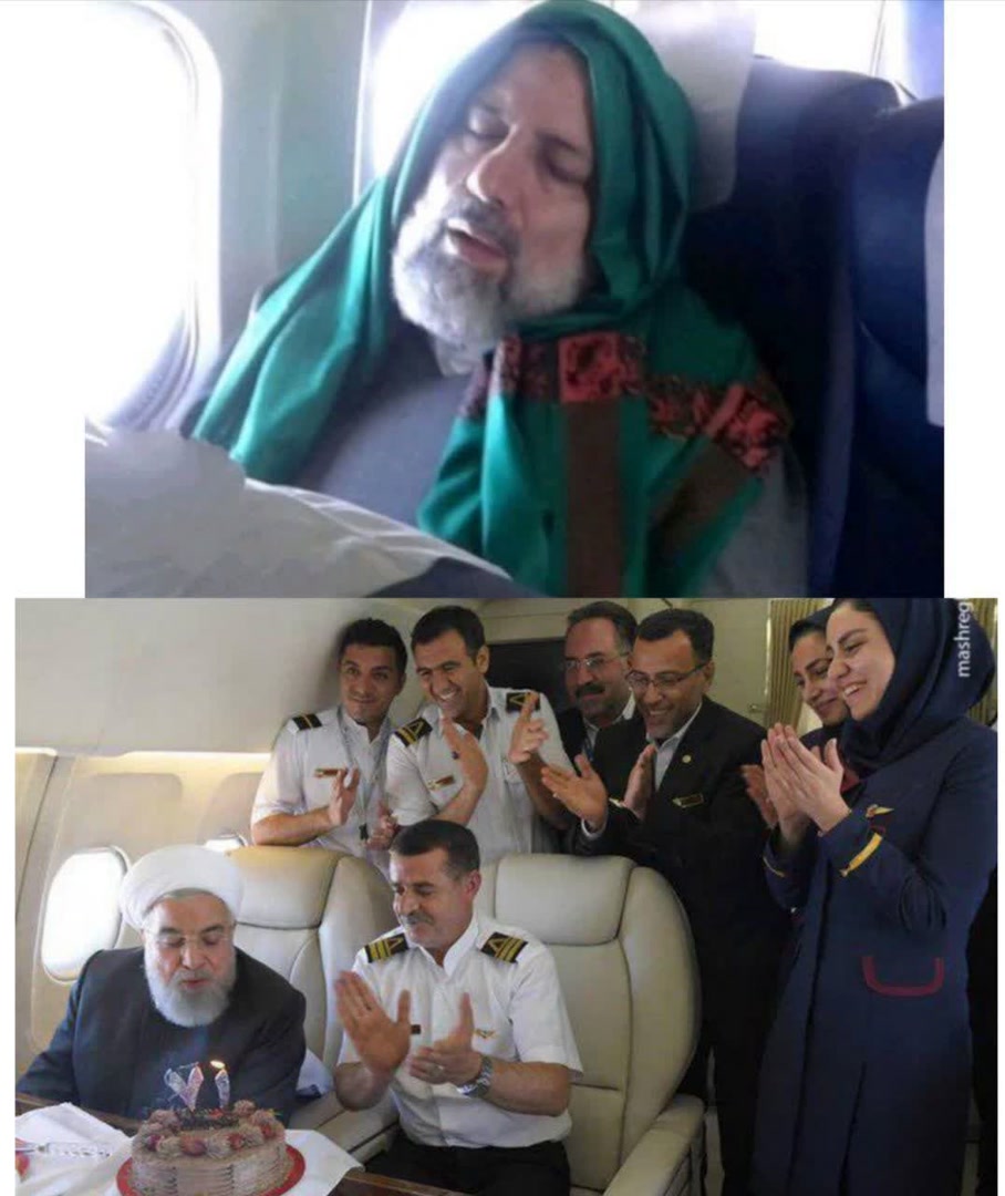 از فرط خستگی...🌷🥺
از فرط بیکاری و عیش ...😓
همین عکس برای این ۵۰روز و چه بسا ۴سال آینده کافیست که به یاد داشته باشیم فرق می کند به چه کسی رای بدهیم 😭😔
#مکتب_خدمت
