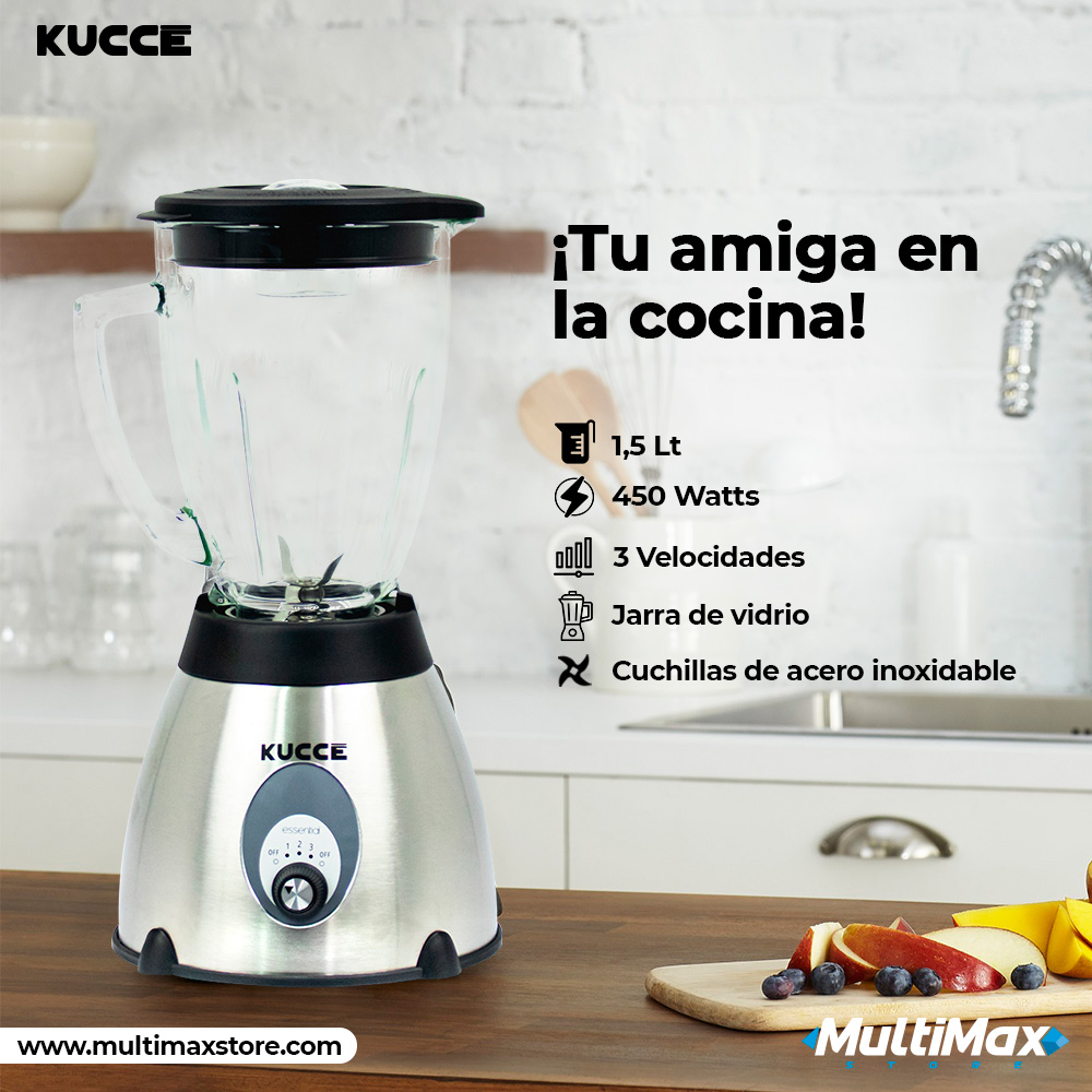 Multimax_Store's tweet image. Prepara tus bebidas favoritas en casa, con la licuadora #Kucce de 1,5 litros y 450 Watts, disponible de forma exclusiva en #MultiMaxStore 💙

multimaxstore.com