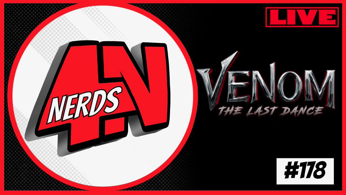 4Nerds_4's tweet photo. Today at 7:30pm EST it’s an all new episode of the #4nerds!!
#v3nom trailer breakdown
#acolyte premiere
#alienromulus
#avengers5 update!!
https://t.co/5PrxucXHhc https://t.co/H9Je9ug2YW