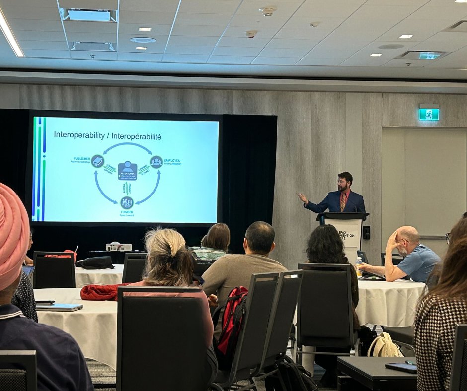 CRKN_RCDR's tweet image. Last week, CRKN’s Canadian Persistent Identifier Community Manager, John Aspler, delivered a presentation on the national PIDs strategy at DRI Connect 2024.

 #CRKN #PersistentIdentifier #DRIConnect