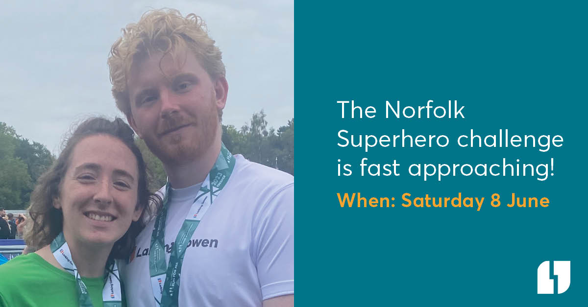 Support Ethan Frost and Abi Davis in the Norfolk Superhero Challenge on 8 June! Representing #TeamLG, they'll tackle a 1-mile swim, 4-mile kayak, 45-mile bike ride and 8-mile run. 

Click here: bit.ly/3PpjptM