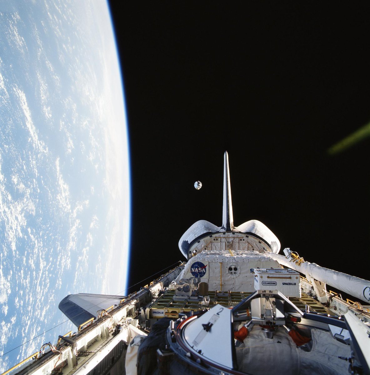 25 years ago today, the Student-Tracked Atmospheric Research Satellite for Heuristic International Networking Experiment (STARSHINE) satellite was deployed from the cargo bay of Space Shuttle Discovery near the completion of the almost ten-day STS-96 mission.