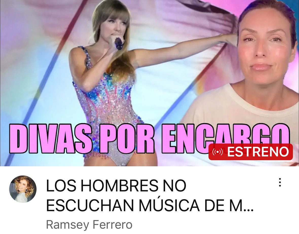 ramseyferrero79's tweet image. LOS HOMBRES NO ESCUCHAN MÚSICA DE MUJERES? #taylorswift youtu.be/W3RE4szcucQ?si… vía @YouTube #TaylorSwiftErasTourEspaña #TaylorSwift