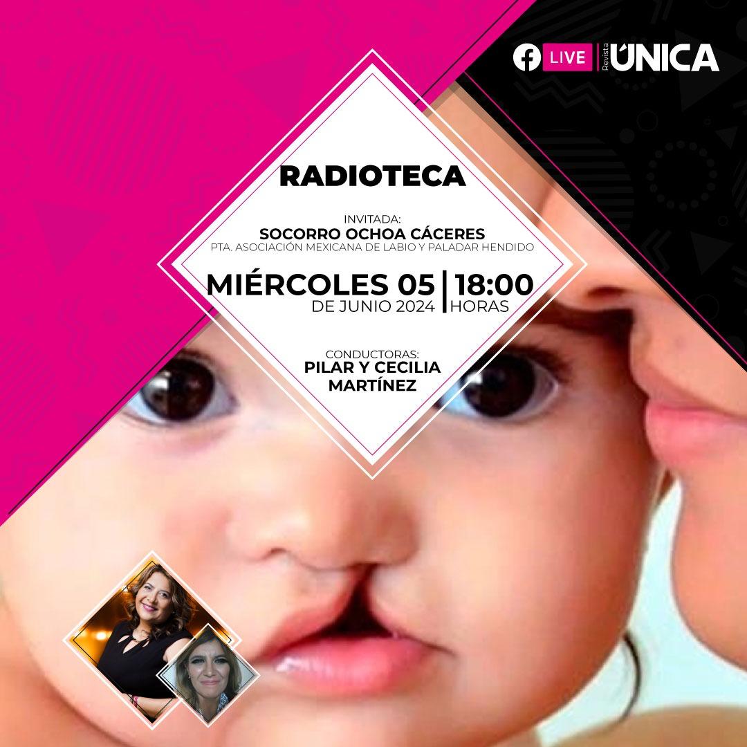 larevista_unica's tweet photo. 🎙️ Acompaña a Pilar y @CeYmartinez al programa #Radioteca el día de #hoy a las 6:00 p.m.
- Invitada: Dra. Socorro Ochoa
- Tema: Labio Leporino
- Conéctate: https://t.co/sY8PFfydoI
#RevistaÚnica #Puebla #entrevista https://t.co/HDfafWPP4q