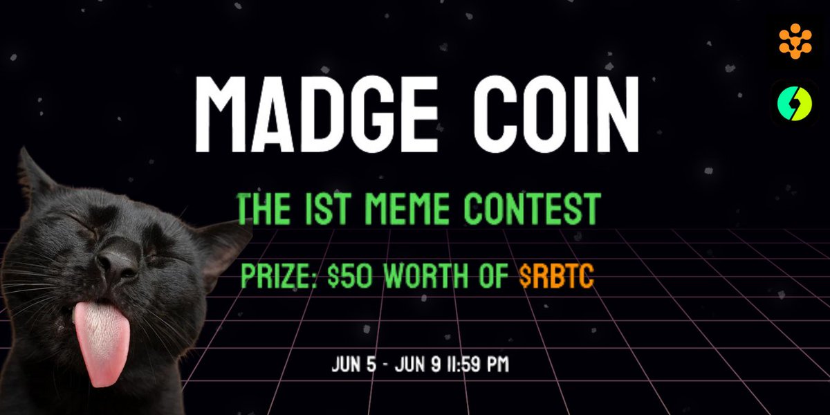 🐾 gm fellow Roostockers feline fans! 🐾

I’m Madge, the purr-fectly charming black cat of Madge Coin, the first memecoin on <a href="/rootstock_io/">Rootstock</a>. I've got some exciting mews to share with you! 🐱💰

We're launching a paw-some meme campaign, and we want YOU to join the fun!

 To enter: