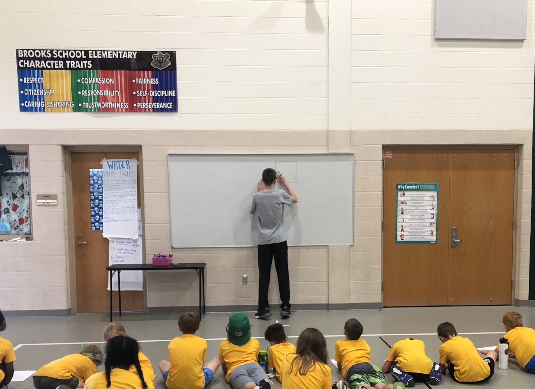 Had a fun morning talking to campers and making comics! <a href="/FishersParks/">fishersparks</a>