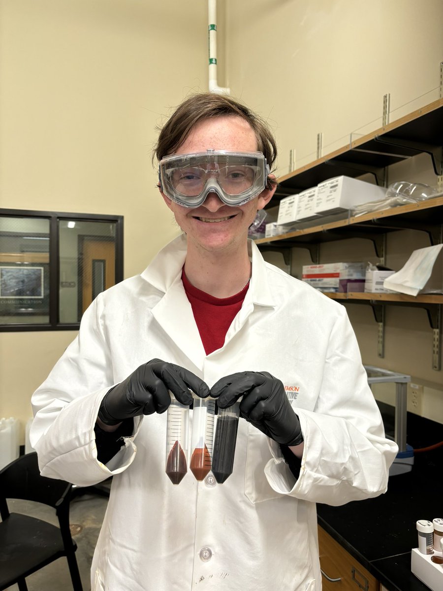Thompson Mefford (@thompsonmefford) on Twitter photo Summer <a href="/ciclemson/">Creative Inquiry</a> student Thomas Gilbert showing off his “rainbow” of different iron oxide nanoparticles. <a href="/ClemsonCECAS/">Clemson Engineering, Computing & Applied Sciences</a> <a href="/ClemsonResearch/">ClemsonResearch</a> Summer <a href="/ciclemson/">Creative Inquiry</a> student Thomas Gilbert showing off his “rainbow” of different iron oxide nanoparticles. <a href="/ClemsonCECAS/">Clemson Engineering, Computing & Applied Sciences</a> <a href="/ClemsonResearch/">ClemsonResearch</a>