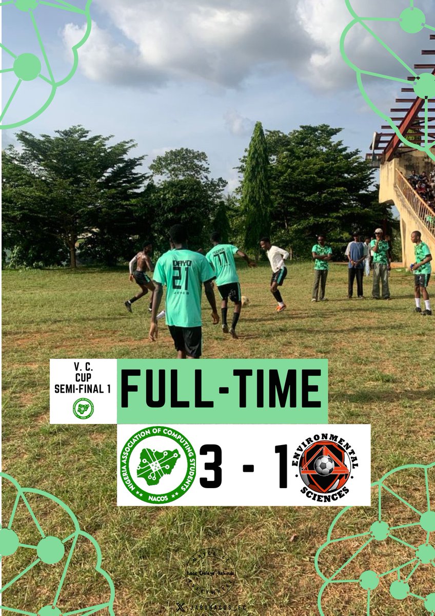 jabunacos_fc's tweet photo. A goal from OLAMONEY and a brace from IBUKUN led our team to a triumphant victory๐บ๐
#CSC #NACOS๐ #CSCARC https://t.co/HZaDWmKGMy