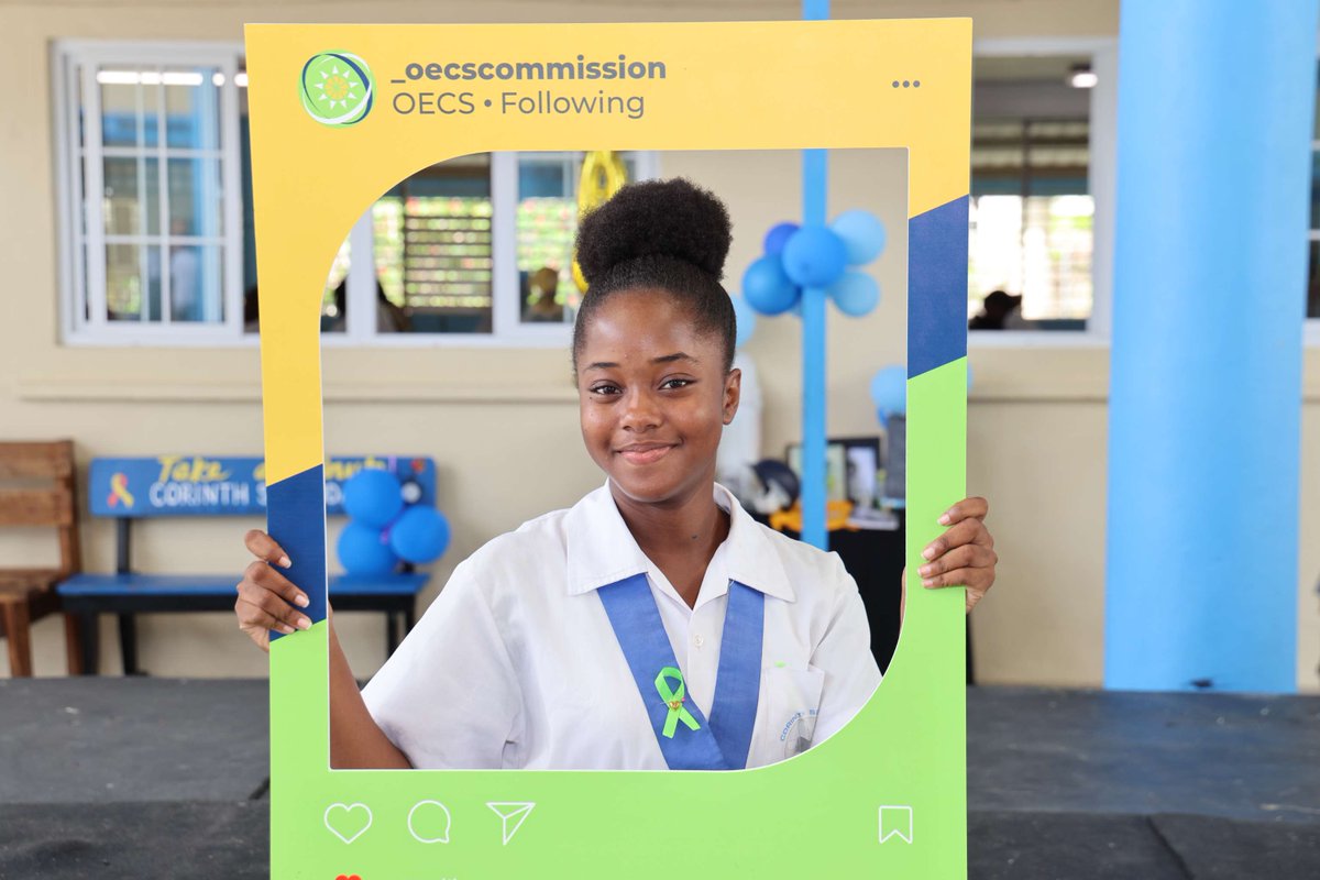 oecscommission's tweet photo. 📚🎉 Celebrating OECS's 43rd anniversary with an inspiring visit to Entrepot and Corinth Secondary Schools! We had a great time connecting with the students and sharing the importance of regional integration! 🌟 #OECS43 #OECSDay https://t.co/95Q9sYRxQp