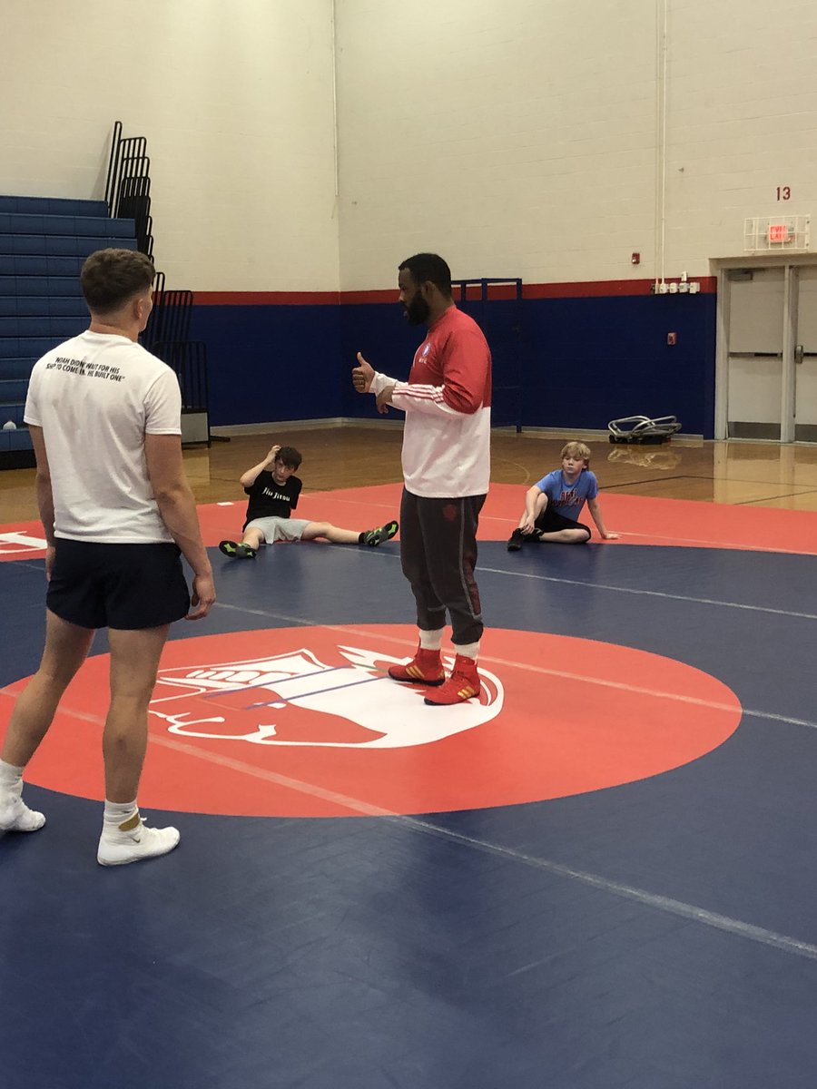Great first day of our MS and HS camp!

Very blessed to have Maxwell Lacey come in and show technique.

Tomorrow we have IU Assistant Coach and 4x National Champion Riley Lefever coming to show some more. 

<a href="/IndianaWR/">Indiana Wrestling</a> <a href="/indianartc/">Indiana Regional Training Center</a> 

🔵⚪️🤼‍♂️🤼‍♂️🤼‍♂️🔵⚪️