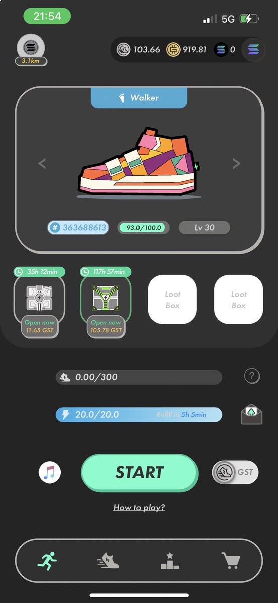 ilyessghz2's tweet photo. Oui oui 😮 Je me suis lancé sur StepN !

➡️J’ai un lifestyle très sédentaire depuis que je suis à fond crypto, je l’utilise pour être plus actif au quotidien , et gamifié le tout !

Je suis très optimiste pour l’avenir de ce projet ! 

➡️J’ai aussi un point d’entrée des plus pertinents car tout est au plus bas ! Se faire un setup de chaussure n’a jamais été aussi peu cher, les gemmes, bref toutes les ressources in-game sont très proche du bottom ! 

➡️Bref ici on farm quelquechose d’une infinité plus importante que sur tout sur cette terre :

 Notre Santé❤️ !

Donc le l’aspect retour sur investissement est intéressant mais c’est surtout l’amélioration de la santé que je gagne ici ! Et cela n’a pas de prix en $ !