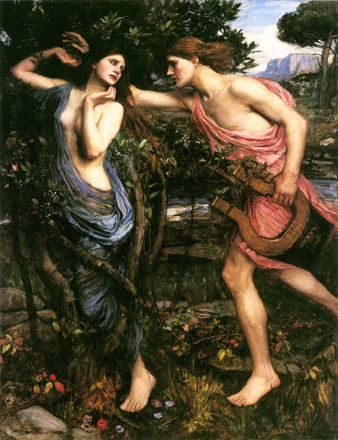 ArtorOtherThing's tweet image. "Apollo and Daphne" (1908), by John William Waterhouse.