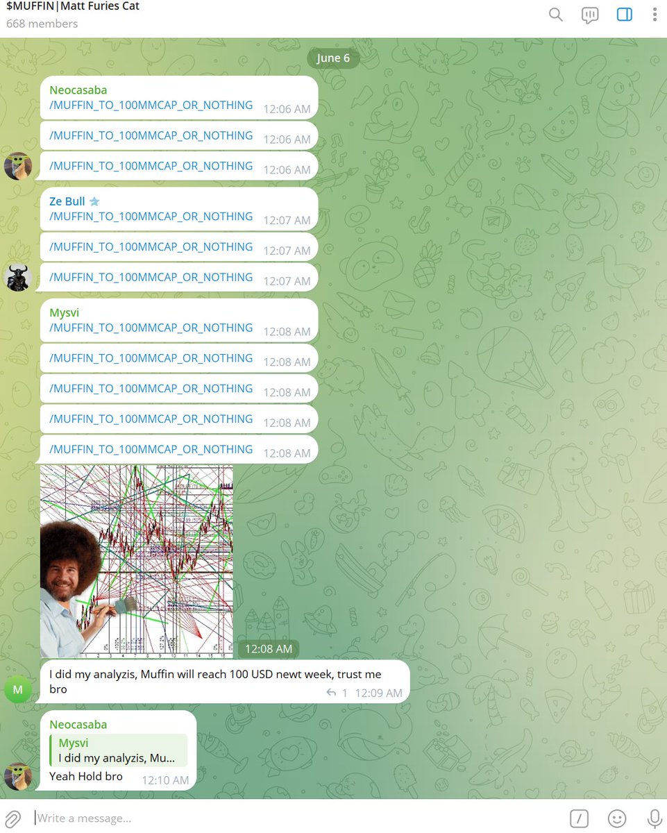 MUFFINCATonSOL's tweet photo. Telegram group keeps growing, soon 1000 new members! The chart is bullish, up +500% in 2 days. We're set to hit a million in market cap this week!

$MUFFIN IS SET TO DOMINATE THEM ALL https://t.co/qu0UZCoXbn