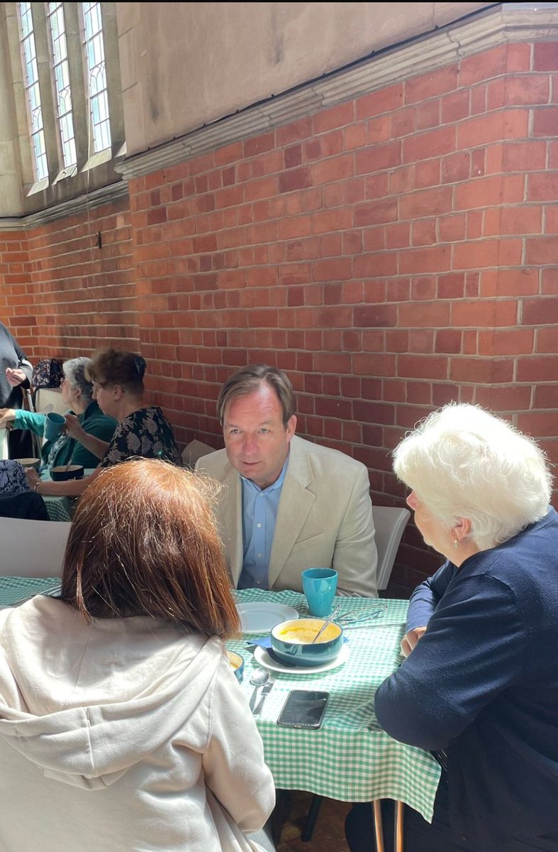 LincolnJopp's tweet photo. Lunch at St Hilda’s in Ashford today. A great chance to hear about local issues from parishioners. Thank you for the warm welcome. https://t.co/kBjc9uRAiO