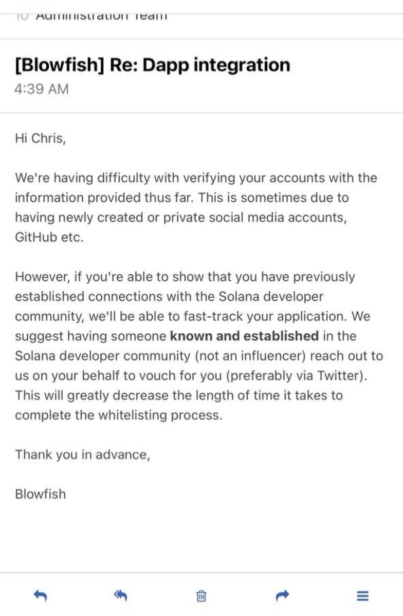 <a href="/phantom/">Phantom</a> please whitelist the DApp dapp.voteforpedro.io . I developed this amazing DApp for @VFP2DAY . The team at Vote For Pedro is a legit, doxxed and transparent team that is working ardous to bring expansion and crypto adoption to <a href="/solana/">Solana</a> . They have an amazing ever
