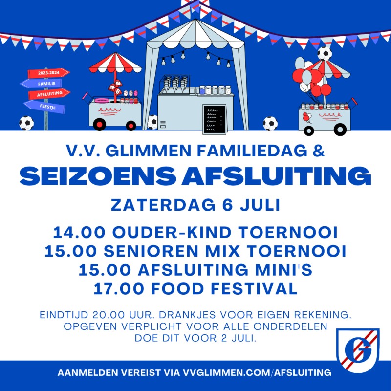 Seizoensafsluiting 6 juli, geef je op! dlvr.it/T7tWLp