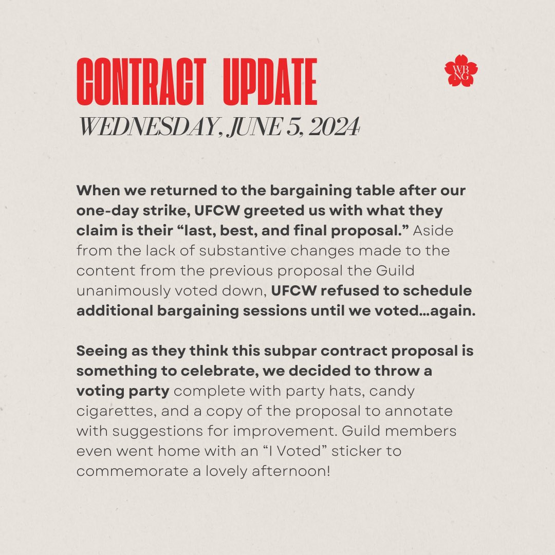 UFCW Guild tweet media