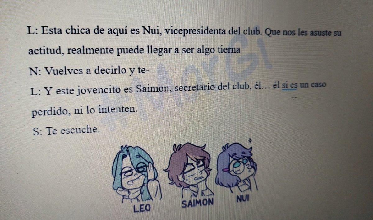 Aqui un adelantito a los diálogos del visual novel de MarGi 👀✨
#MarGi #VisualNovel #Videojuego