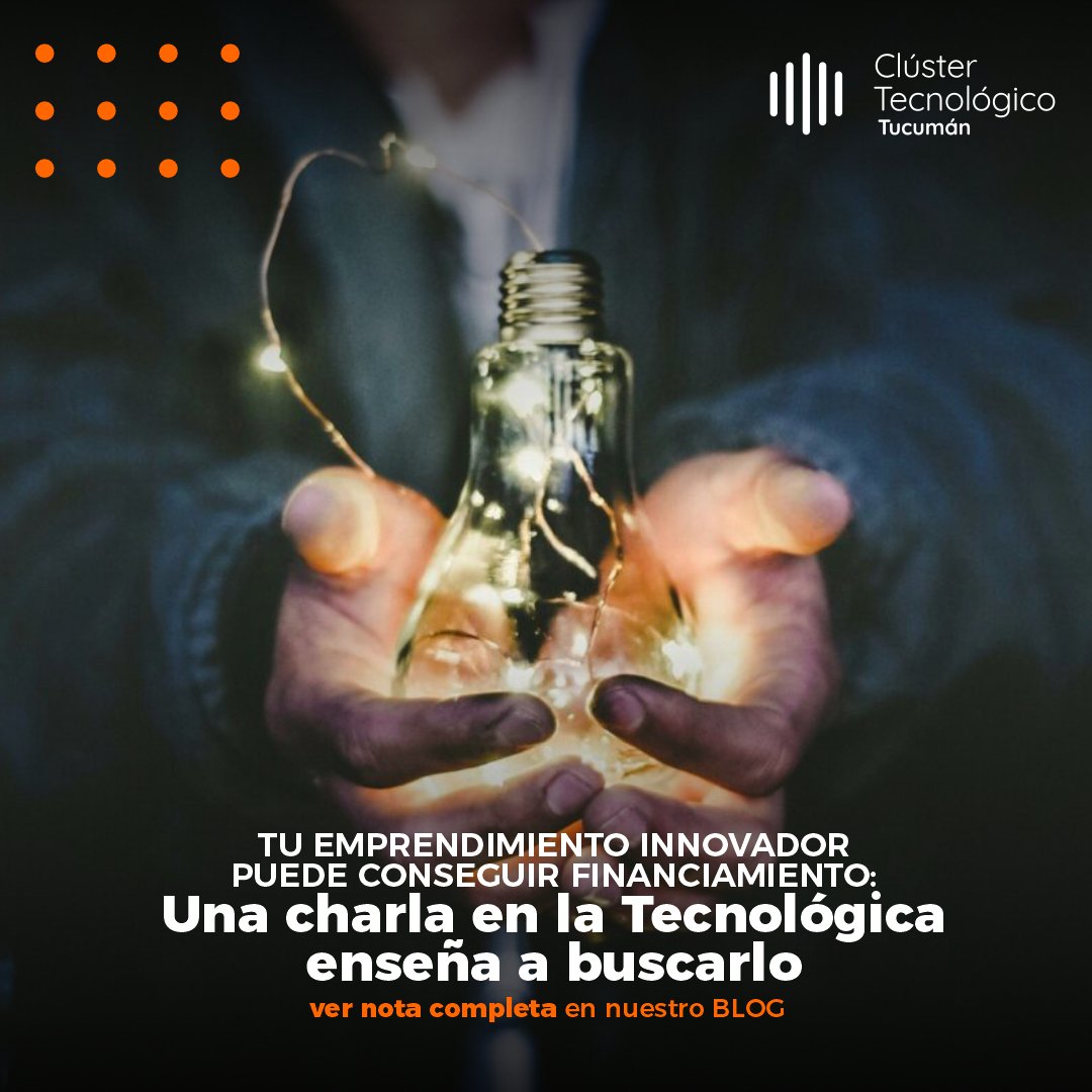 💡 ¿Cómo acceder a fondos para desarrollar ideas de negocio? Una charla programada para este jueves 6 de junio de 2024 en la UTN.

🗓 INSCRIBITE! 👉 tinyurl.com/3nm5j3np

🌎 Nota completa en nuestro blog: tinyurl.com/435ysepd