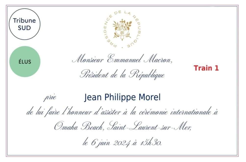 [#DDay 6 juin 1944] 80e anniversaire du débarquement de Normandie 

Ils seront près de 200 vétérans demain à la cérémonie internationale.

C'est un immense honneur d'être à leurs côtés demain.

A nos héros, à nos libérateurs 
🙏