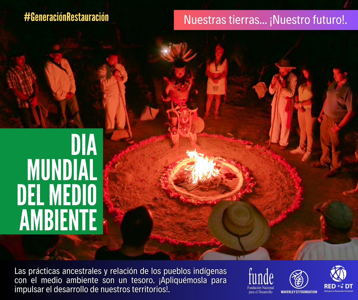 LaRedDT's tweet photo. 🌳No heredamos la tierra de nuestros ancestros, 🌎 la tomamos prestada de nuestros hijos. 🌱Es nuestro deber devolverla en mejores condiciones.☀️🌊

#GeneraciónRestauración 
#DiaMundialDelMedioAmbiente 
#DesarrolloTerritorial https://t.co/yL6xMket5s