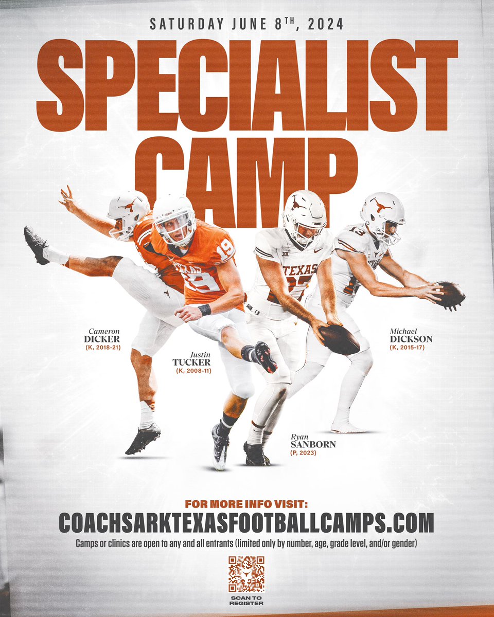 Let’s go! Fired up to see all the great specialist talent in DKR this saturday! 
#Hookem 🤘🏼🤘🏼🤘🏼