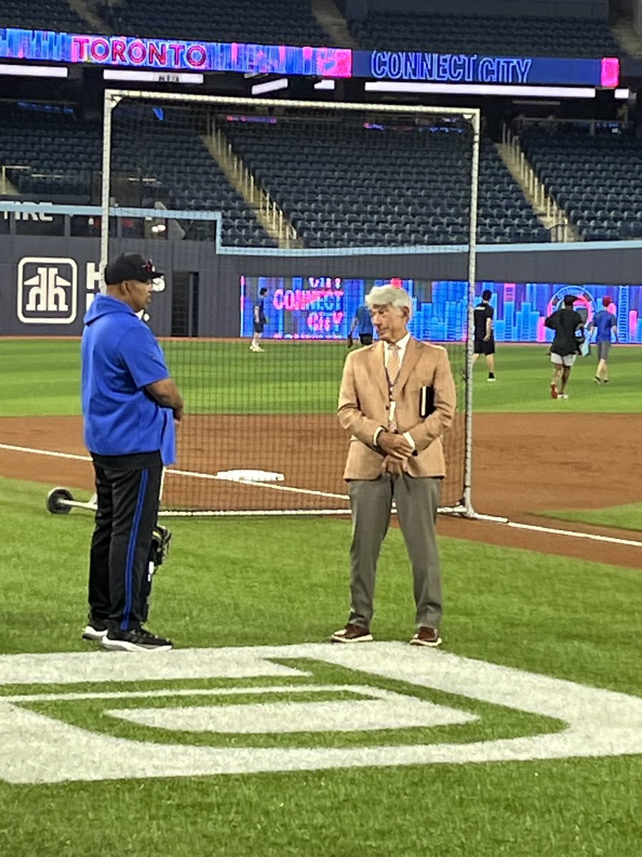 Field level access before tonight’s <a href="/BlueJays/">Toronto Blue Jays</a> game against the <a href="/Orioles/">Baltimore Orioles</a>. Cool.