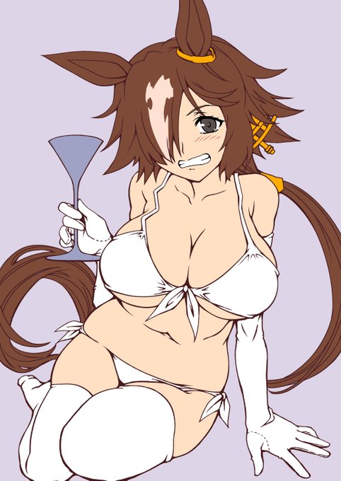 skeb進捗状況:カラーラフ
ギュルルンギュルン!アクセル全開で大人に成長したウオッカをご依頼で描かせていただいています
線画の修正を終えて色塗りに移りました
こちらカラーラフになります 