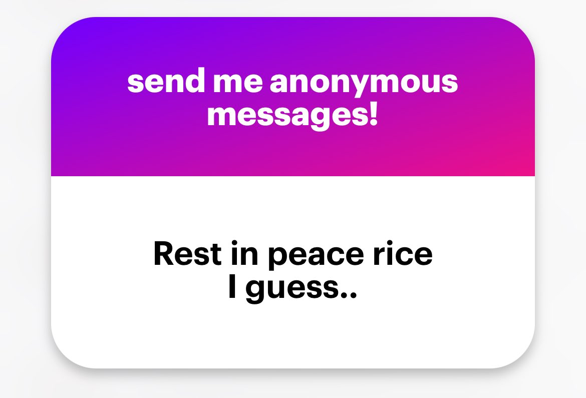 ognyandere's tweet photo. #RIPRice
https://t.co/rVpJfueD2Q https://t.co/rzo8XpP5jX
