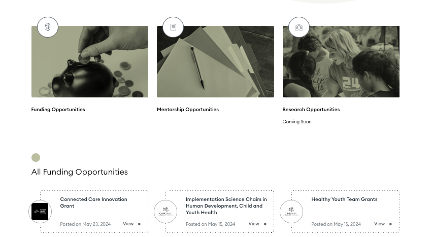 Visit the Canadian Concussion Network-Réseau Canadien des Commotions website to find funding opportunities for concussion research and knowledge translation. 

Opportunity listings are updated regularly: ccn-rcc.ca/en/opportuniti…