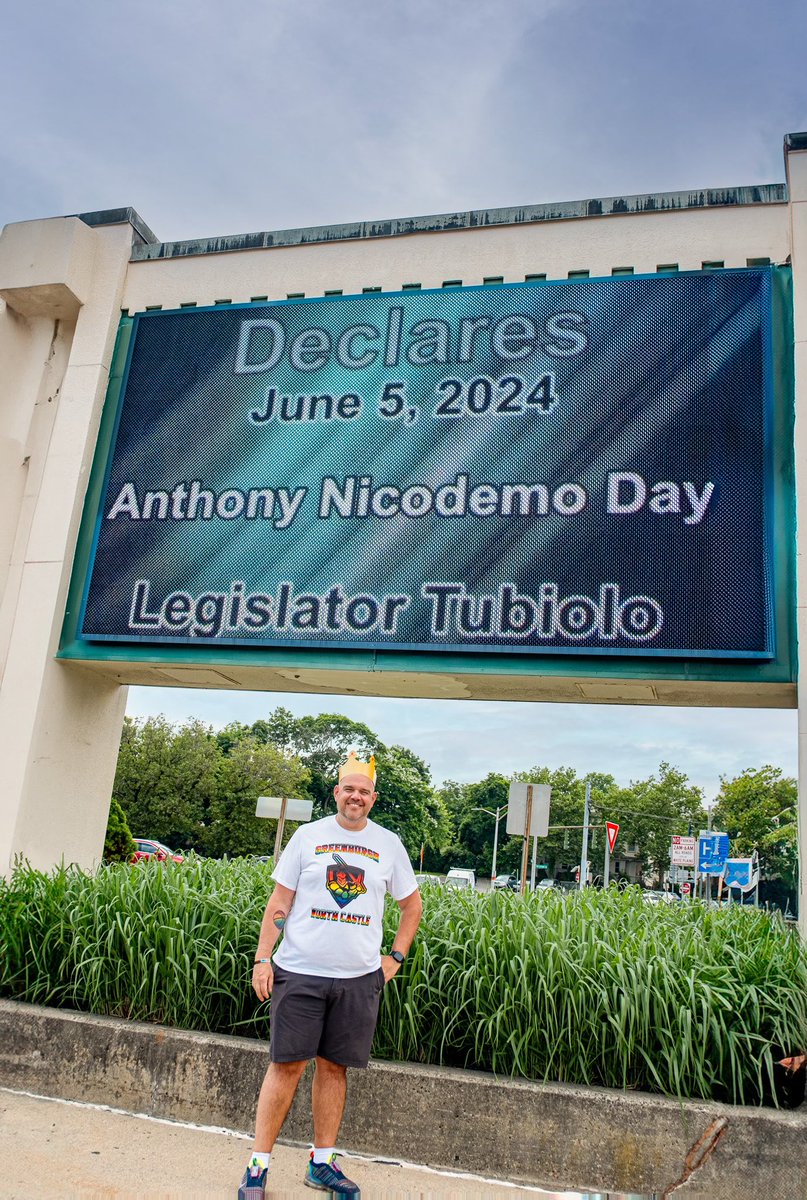So today was Anthony Nicodemo day in Westchester County. I came out 11 years ago and life only got better. I’m privileged to live everyday and will continue to fight for all to feel the same way. #Pride🏳️‍🌈 🏀 @nysut @AFTunion @kmclyons @mspetter @rweingarten @outsports
