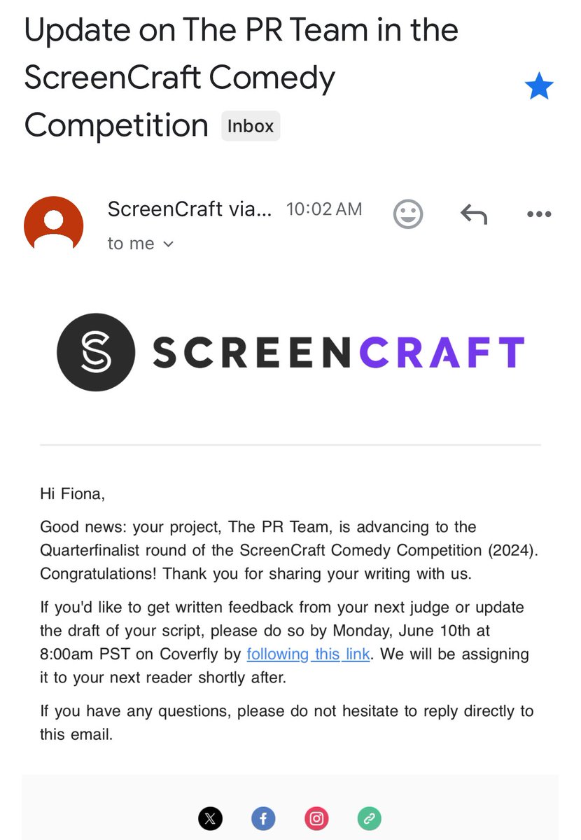 Being grateful for the little wins along the way - and being pushed to finally do that rewrite I guess lol!!😭🥴🤘🏾working on making as much happen as possible this year, lezgo!😆 <a href="/screencrafting/">ScreenCraft</a>
