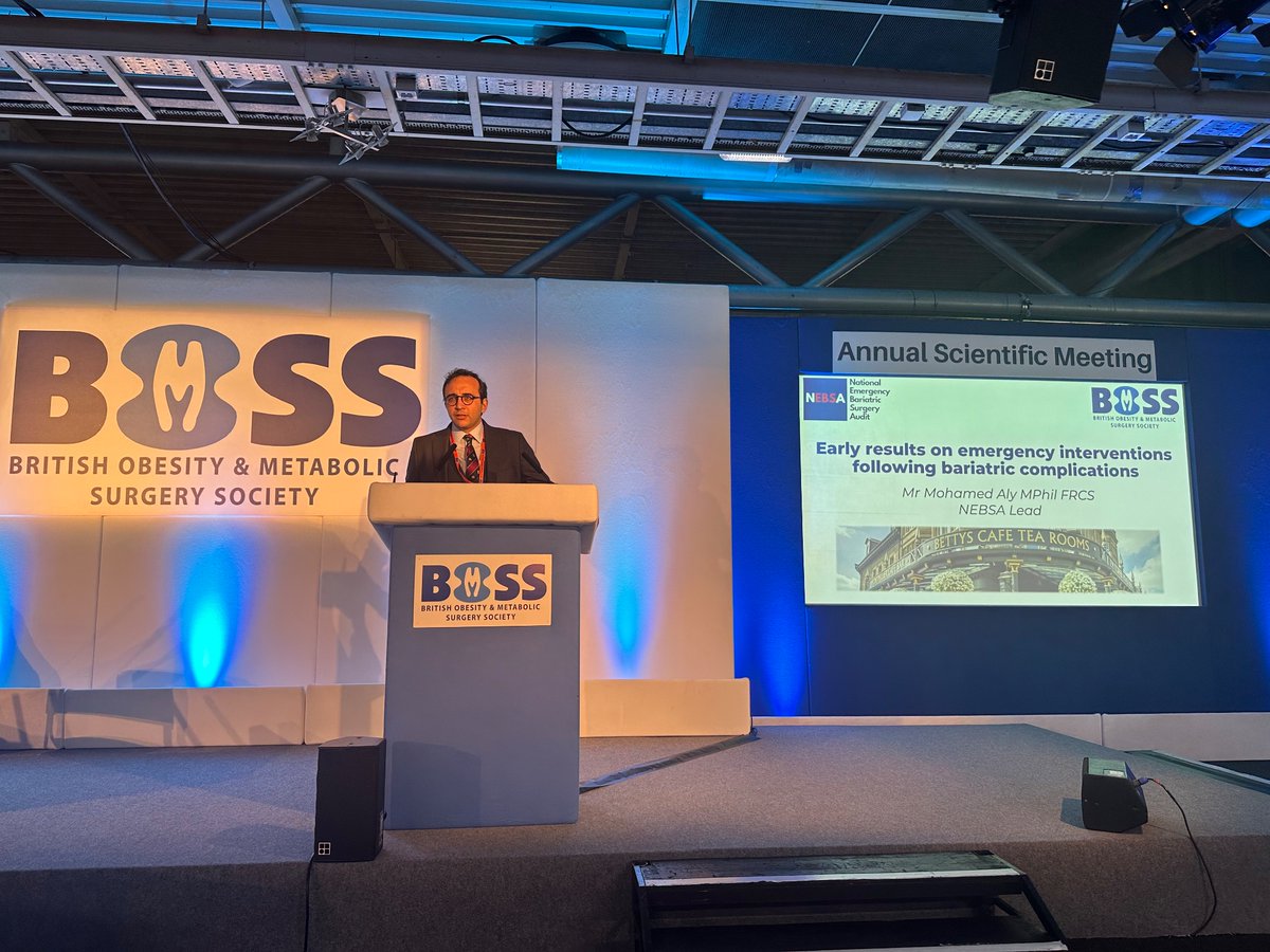 Oral presentation about NEBSA and why we need to collect data in UK about emergency surgery for patients undergoing Bariatric surgery <a href="/NEBSA2023/">NEBSA</a> <a href="/bariatricBOMSS/">BOMSS</a> <a href="/MohamedKAly/">Mohamed Aly</a> #bariatricsurgery #surgery #surgeons #Bomss #NEBSA #uk #england #harrogate #sunderland
