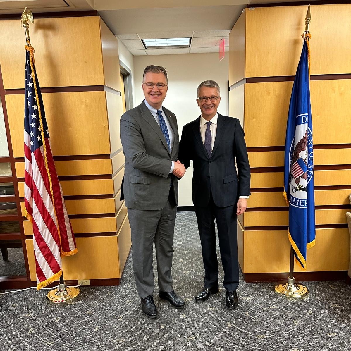 NZ Ambassador <a href="/BedeCorry/">Bede Corry</a> is truly a diplomat’s diplomat who has contributed mightily to strengthening U.S.-NZ cooperation globally. Sad to see him leaving <a href="/NZembassyUS/">New Zealand Embassy</a> but looking forward to continued collaboration in his new position at <a href="/MFATNZ/">New Zealand Ministry of Foreign Affairs & Trade</a>.  Safe journey good friend! - DJK