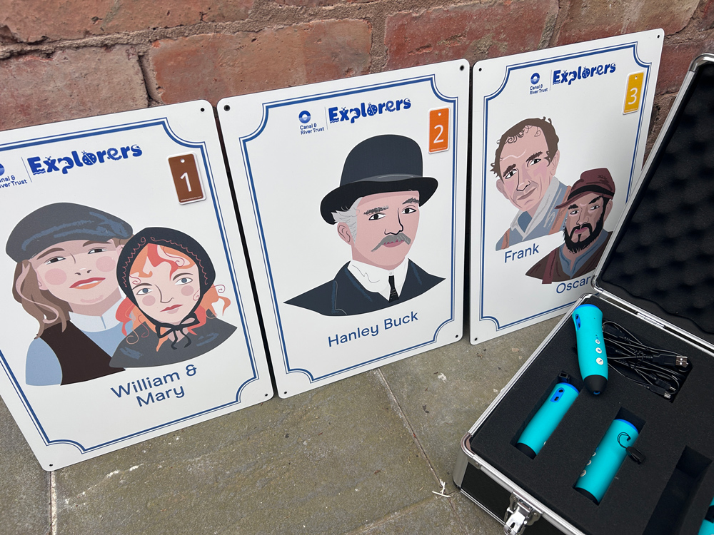 We supported the Canal &amp; River Trust in designing an audio trail activity for Finsley Gate Wharf. This resource is used to inspire and engage school groups visiting the site using storytelling and problem solving activities. Find out more: muddypublishing.com/portfolio_items