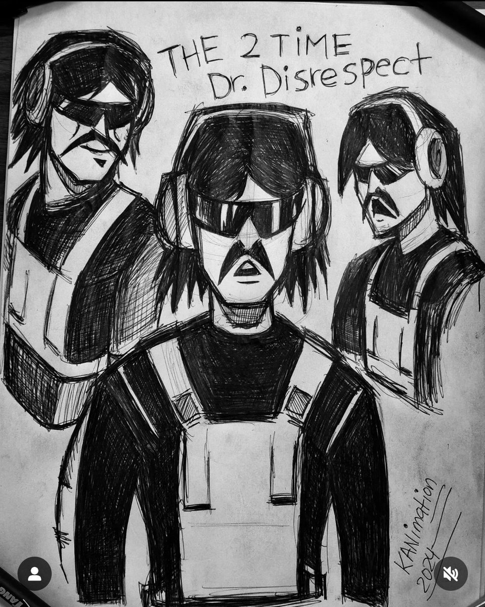 Kanimations's tweet photo. Did a few quick Scribs of #The2time @DrDisrespect during his stream today he probably doesn't remember me but back when Justin . TV was a thing he use to come spam my Chat with Dr DISRESPECT Dr. DISRESPECT Dr. DISRESPECT 😂😂😂 #PENSKETCH #streamersfanart #pensketch #art #gaming https://t.co/ZWnTNfYlRd
