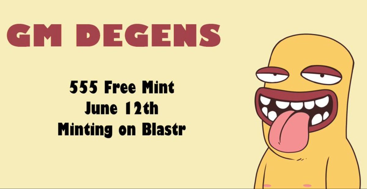 monstrin_eth's tweet photo. i'm bullish about this project

i love free mint, i love @degens_gm

june 12th https://t.co/7XZHpKZ0HY